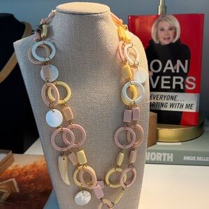 Joan Rivers Pastel Multi-Color
Boho Necklace Unique
